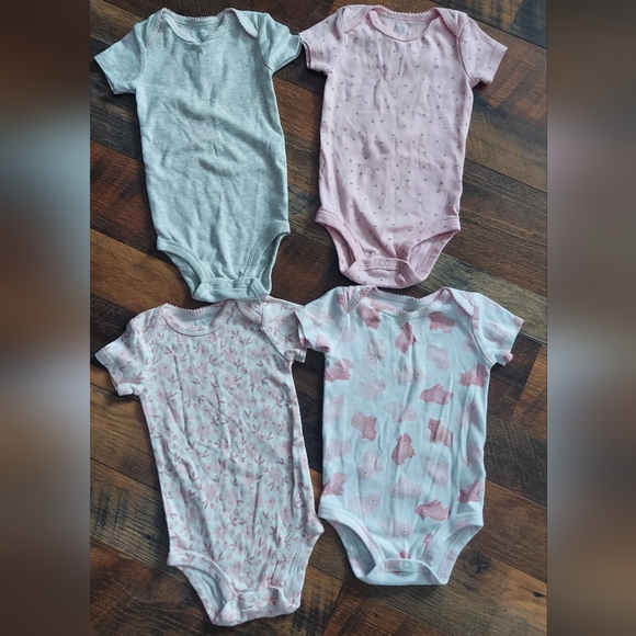 Carter's Other - 4 pack bundle light pink onesies